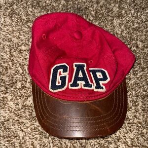 GAP Red Cap with Brown Brim